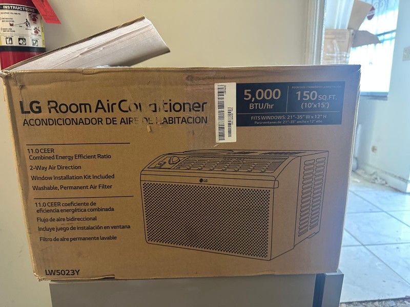 A/C Air Conditioner Unit Aire Acondicionado De Ventana Window Air Conditioner