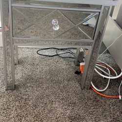 Mirrored Night Stand