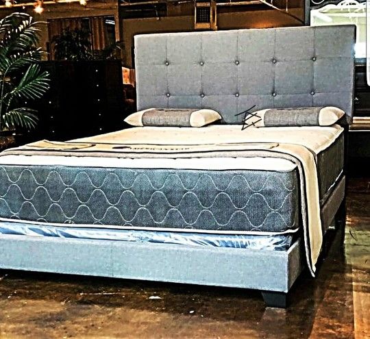 Florence Gray Twin Upholstered Bed
Crown Mark$10 Down Payment And Financing Available