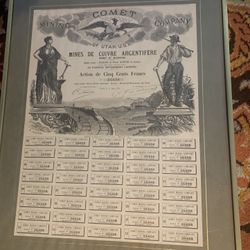 Mining Stock Certificate 