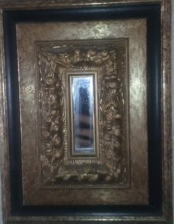 BLACK AND GOLD FRAME 