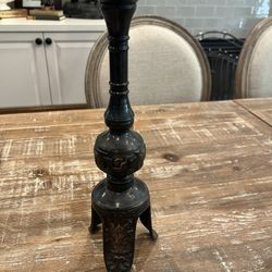 Antique Bronze Candle Holder 