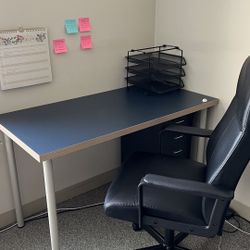 IKEA Table + Desk Chair