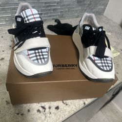Burberry, Check Sneakers
