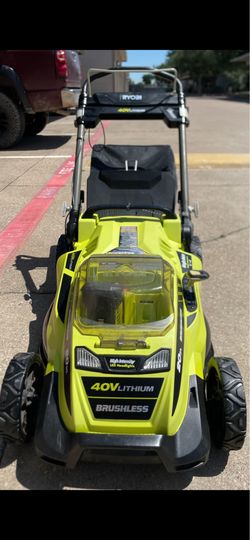 Ryobi 40V Self-Propelled Brushless Lawn Mower + 2 Batteries – $320 OBO