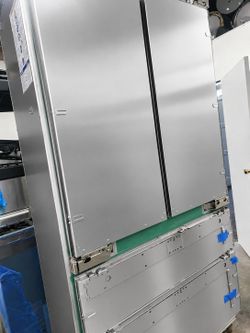 Thermador built in refrigerator built in 42 inch panel ready