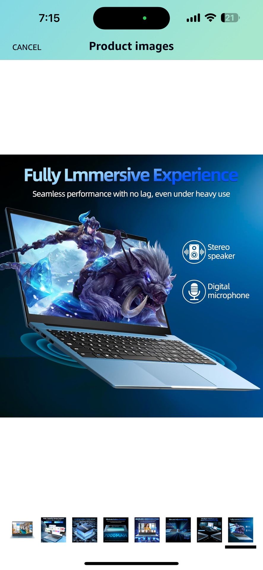15.6 Inch Laptop Computer