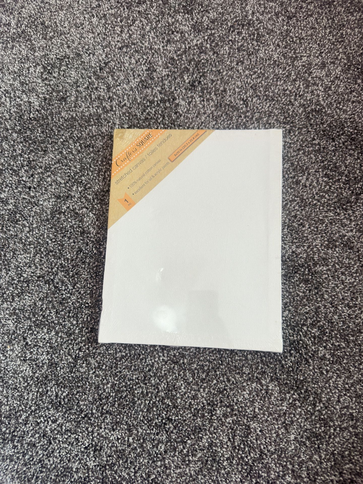 small blank paint canvas 