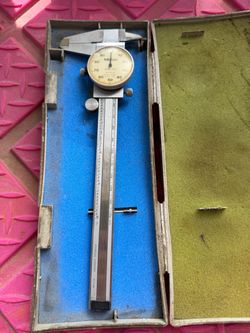 Mitutoyo 505-626 Dial Caliper O- 6" Range with Case