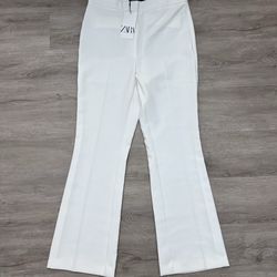 ZARA White Pants – Size L