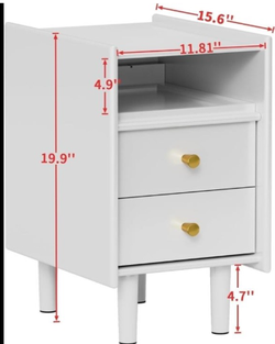 Small White Nightstand