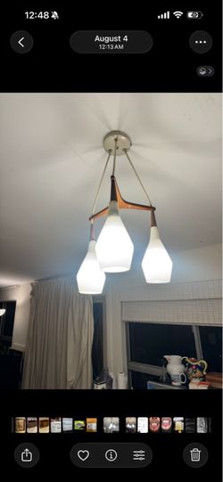 Mid-Century Modern 3-light Pendant/Chandelier