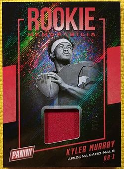 2019 The National Kyler Murray #KM ROOKIE RC MEMORBILLIA 12/50 Minor Scratches