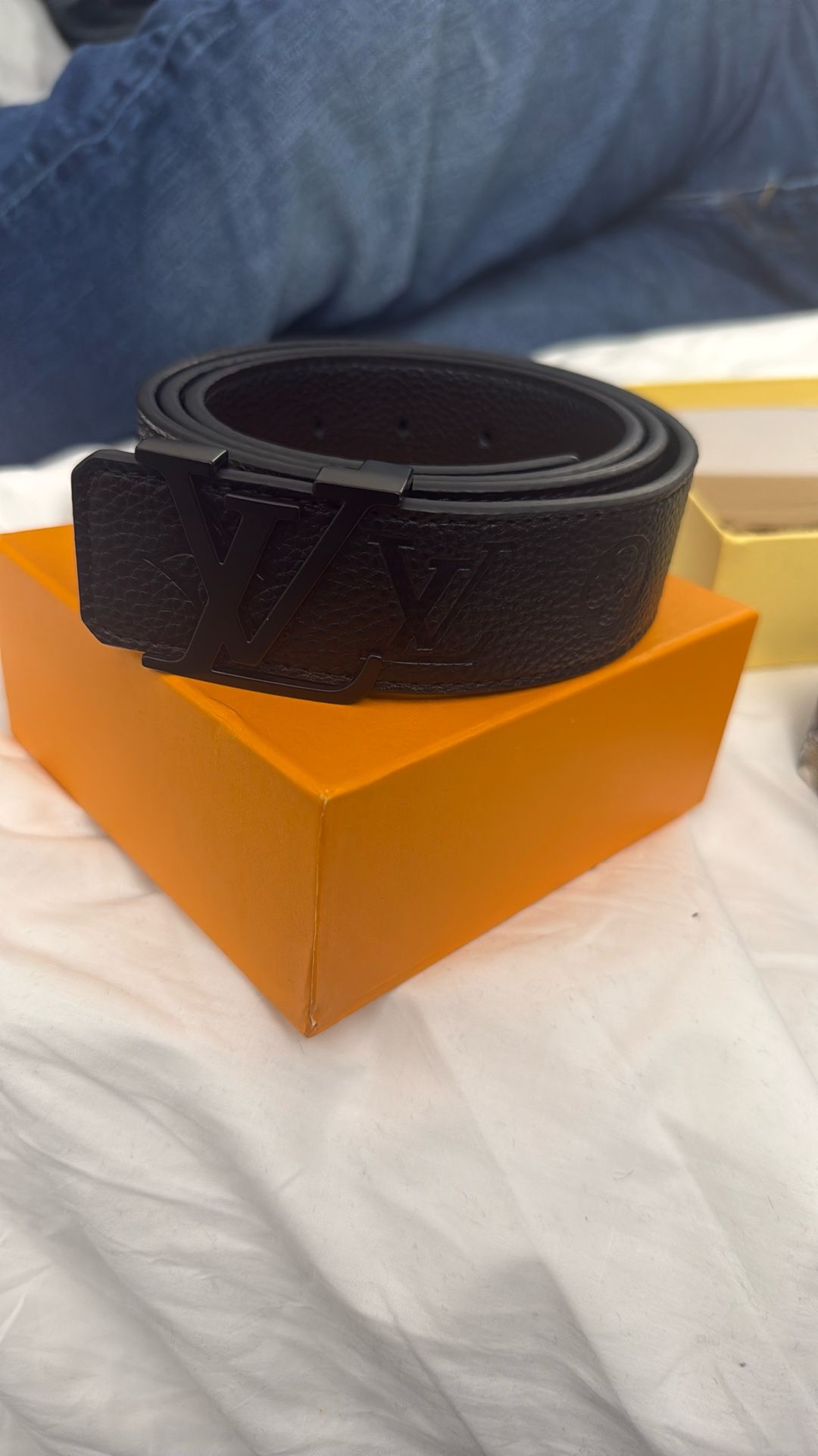 Black Lv Belt Size 34-36