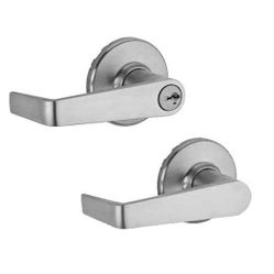 Carson Storeroom Lever ā Satin Chrome