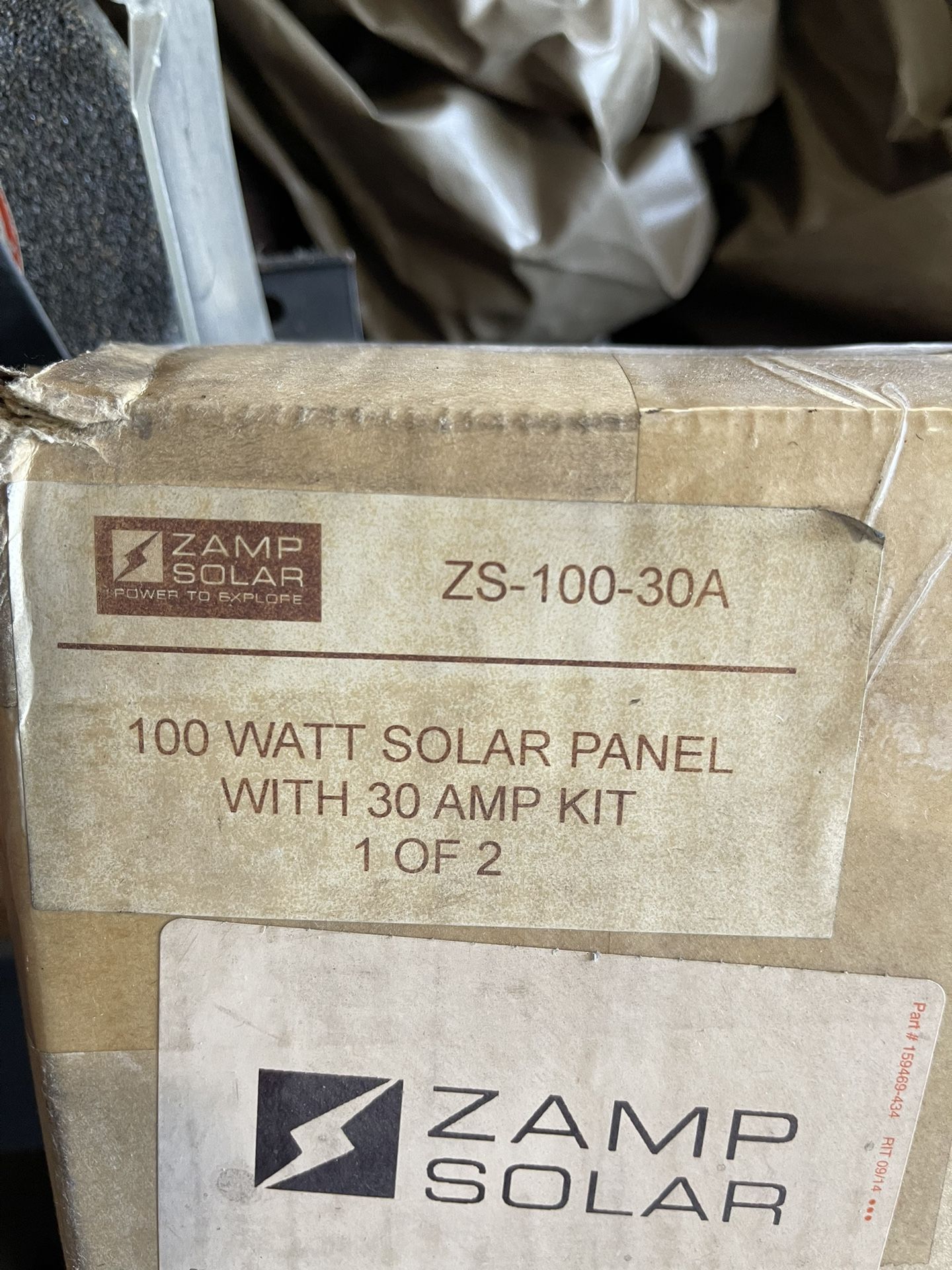 Zamp Solar Panel And Control