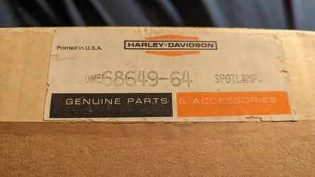 shovelhead NOS spotlight could be used for headlight never mounted flawless.