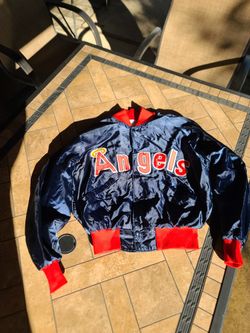 California Angels baseball Jacket vintage L Delong WPL 8936