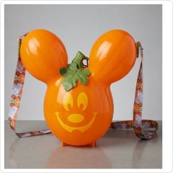 Disney Parks Mickey Mouse Pumpkin Popcorn Bucket | Halloween Time