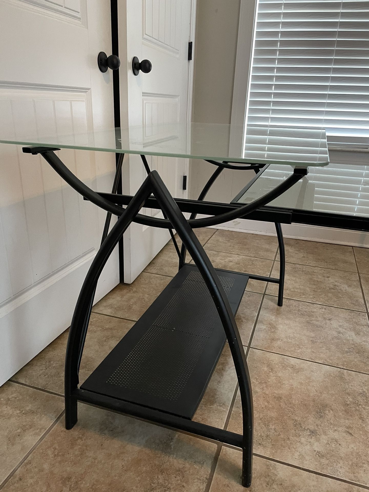 Glass Desk 