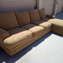 Brown Sectional Couch 