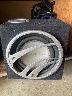 12 Kicker punch subwoofer with box
