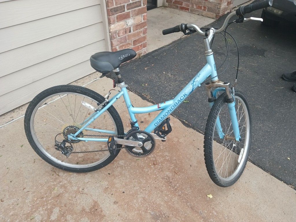 Young Adult Female bike