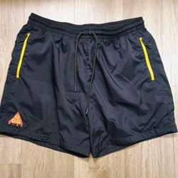 Lg Navy And Gold Nike ACG Hiking Shorts