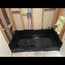 Hot Mopping Shower Pans!!