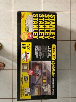 Stanley Lightmaker garage door opener - never opened