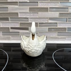 Vintage George Good Ceramic Swan Dish
