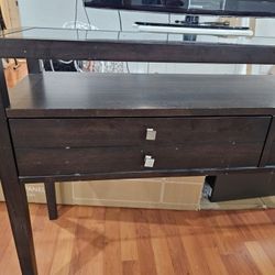 Wood Console Table