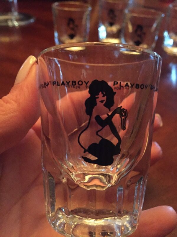 Playboy club shot glasses