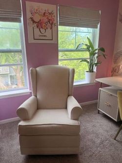 Pottery Barn Kids Wingback Nursery Glider