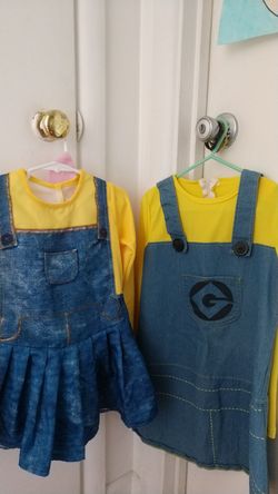 Minions Costumes, size M and size S