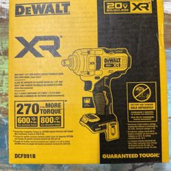 20V MAX XR Cordless 1/2 in. Impact Wrench (Tool Only)