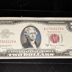 Uncirculated $2 Red Seal- ($20)