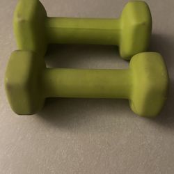 Green 5 Pound Weights