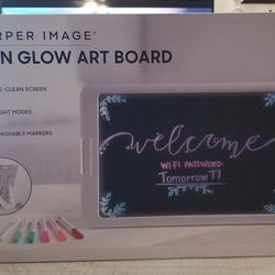 Sharper Image Neon Glow Art Board 
