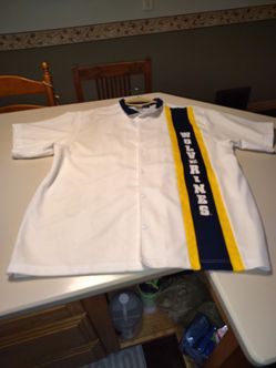 Wolverines Button-Up Baseball Jersey