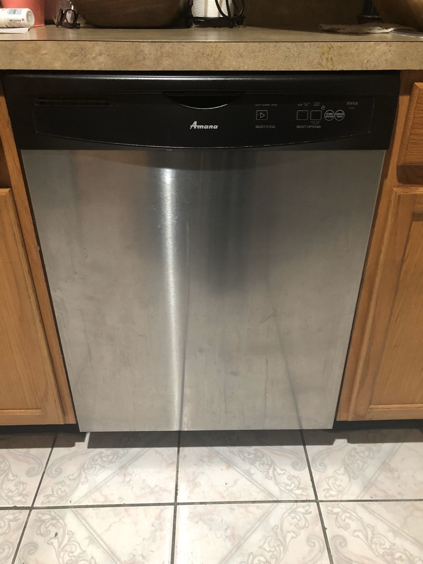 Stainless steel Amani dishwasher