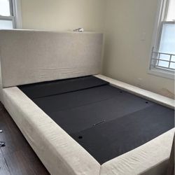 Queen Frame And Headboard