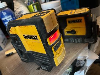 Dewalt lasers line and dot