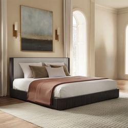 LOW PROFILE PLATFORM BED ESPRESSO FINISH (AC) QUEEN $579  E KING $629  