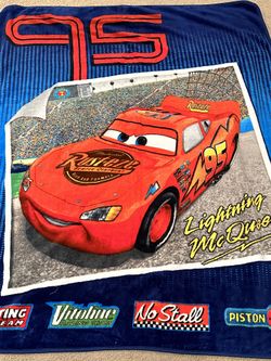 Cars Lightening McQueen Throw Blanket