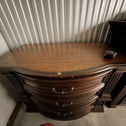 Solid Wood Armoire – 2 Piece – $150 — need gone quickly