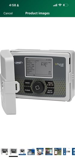 Orbit 57950 B-hyve 12-Zone Smart Indoor/Outdoor Sprinkler Controller 