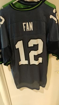 Seahawks 12th Man Official NFL Jersey. Size Large