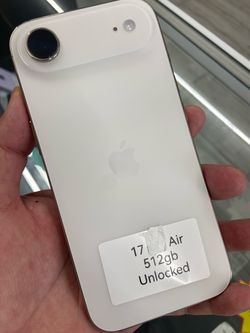 White iPhone 17 air, unlocked, cash or $50 down