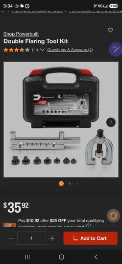 Powerbuilt 9-Piece Double Flaring Tool Kit